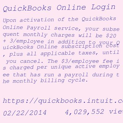 intuit quickbooks payroll for mac login